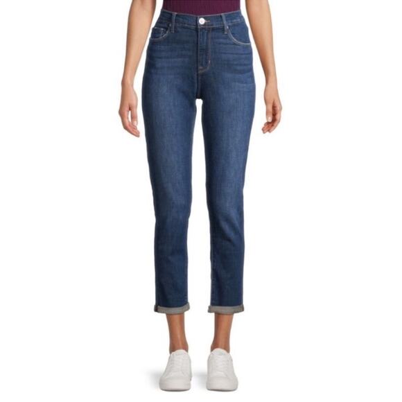 Jean Skinny Fille Hudson Taille 10 Bleu Déchiré Taille Ajustable Convertible
